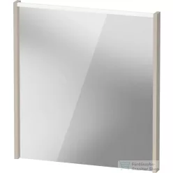   Duravit D-CODE 65x70 cm-es tükör LED világítással, matt taupe DC7076091910000