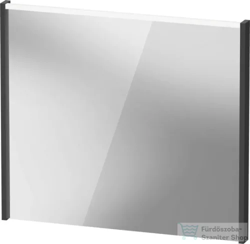 Duravit D-CODE 80x70 cm-es tükör LED világítással, matt grafit DC7077049490000