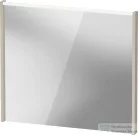 Duravit D-CODE 80x70 cm-es tükör LED világítással, matt taupe DC7077091910000