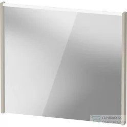   Duravit D-CODE 80x70 cm-es tükör LED világítással, matt taupe DC7077091910000