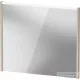 Duravit D-CODE 80x70 cm-es tükör LED világítással, matt taupe DC7077091910000