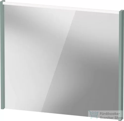 Duravit D-CODE 80x70 cm-es tükör LED világítással, matt fjord zöld DC70770HGHG0000