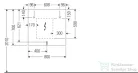 Duravit D-CODE 80x70 cm-es tükör LED világítással, matt fjord zöld DC70770HGHG0000