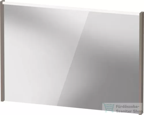 Duravit D-CODE 100x70 cm-es tükör LED világítással, matt bazalt DC7078043430000