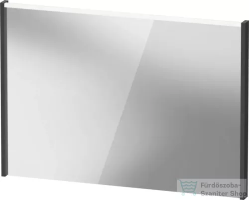 Duravit D-CODE 100x70 cm-es tükör LED világítással, matt grafit DC7078049490000