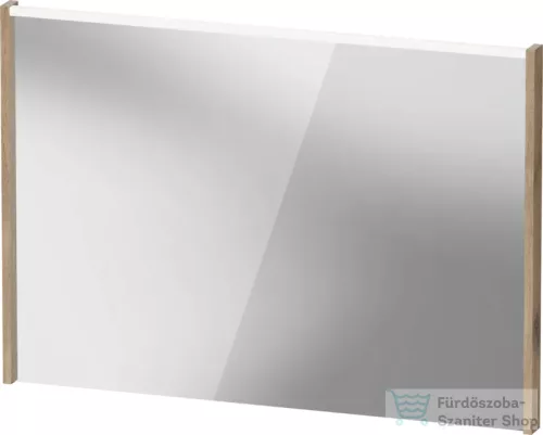 Duravit D-CODE 100x70 cm-es tükör LED világítással, márványos tölgy DC7078055550000
