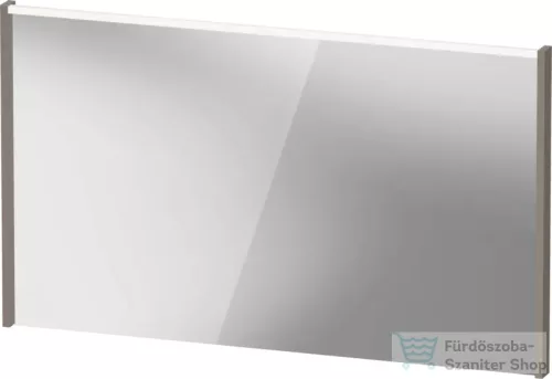 Duravit D-CODE 120x70 cm-es tükör LED világítással, matt bazalt DC7079043430000
