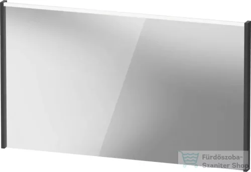 Duravit D-CODE 120x70 cm-es tükör LED világítással, matt grafit DC7079049490000
