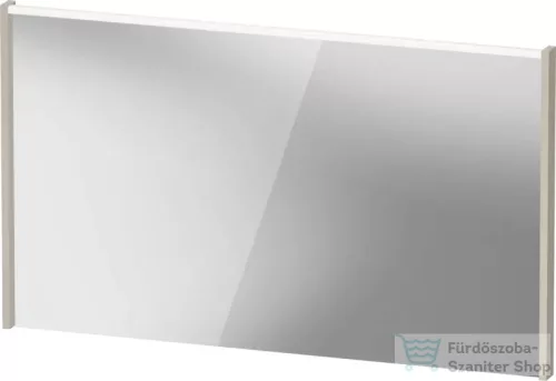 Duravit D-CODE 120x70 cm-es tükör LED világítással, matt taupe DC7079091910000