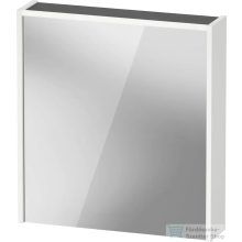   Duravit D-CODE 65x70 cm-es tükrös szekrény világítással, dugaljjal, balos, fényes fehér DC7105L22220000