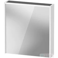   Duravit D-CODE 65x70 cm-es tükrös szekrény világítással, dugaljjal, balos, fényes fehér DC7105L22220000