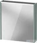 Duravit D-CODE 65x70 cm-es tükrös szekrény világítással, dugaljjal, balos, matt fjord zöld DC7105LHGHG0000