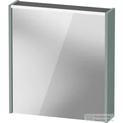   Duravit D-CODE 65x70 cm-es tükrös szekrény világítással, dugaljjal, balos, matt fjord zöld DC7105LHGHG0000