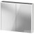 Duravit D-CODE 80x70 cm-es 2 ajtós tükrös szekrény világítással, dugaljjal, matt fehér DC7106018180000