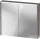 Duravit D-CODE 80x70 cm-es 2 ajtós tükrös szekrény világítással, dugaljjal, matt bazalt DC7106043430000