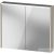 Duravit D-CODE 80x70 cm-es 2 ajtós tükrös szekrény világítással, dugaljjal, matt taupe DC7106091910000