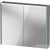 Duravit D-CODE 80x70 cm-es 2 ajtós tükrös szekrény világítással, dugaljjal, matt fjord zöld DC71060HGHG0000