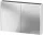 Duravit D-CODE 100x70 cm-es 2 ajtós tükrös szekrény világítással, dugaljjal, matt fehér DC7107018180000