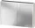 Duravit D-CODE 100x70 cm-es 2 ajtós tükrös szekrény világítással, dugaljjal, fényes fehér DC7107022220000