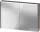 Duravit D-CODE 100x70 cm-es 2 ajtós tükrös szekrény világítással, dugaljjal, matt bazalt DC7107043430000