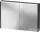 Duravit D-CODE 100x70 cm-es 2 ajtós tükrös szekrény világítással, dugaljjal, matt grafit DC7107049490000