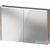 Duravit D-CODE 100x70 cm-es 2 ajtós tükrös szekrény világítással, dugaljjal, márványos tölgy DC7107055550000