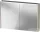 Duravit D-CODE 100x70 cm-es 2 ajtós tükrös szekrény világítással, dugaljjal, matt taupe DC7107091910000