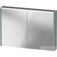   Duravit D-CODE 100x70 cm-es 2 ajtós tükrös szekrény világítással, dugaljjal, matt fjord zöld DC71070HGHG0000