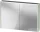 Duravit D-CODE 100x70 cm-es 2 ajtós tükrös szekrény világítással, dugaljjal, matt halványzöld DC71070HHHH0000