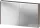 Duravit D-CODE 120x70 cm-es 2 ajtós tükrös szekrény világítással, dugaljjal, matt bazalt DC7108043430000