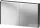 Duravit D-CODE 120x70 cm-es 2 ajtós tükrös szekrény világítással, dugaljjal, matt grafit DC7108049490000