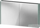 Duravit D-CODE 120x70 cm-es 2 ajtós tükrös szekrény világítással, dugaljjal, matt fjord zöld DC71080HGHG0000