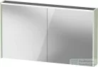 Duravit D-CODE 120x70 cm-es 2 ajtós tükrös szekrény világítással, dugaljjal, matt halványzöld DC71080HHHH0000