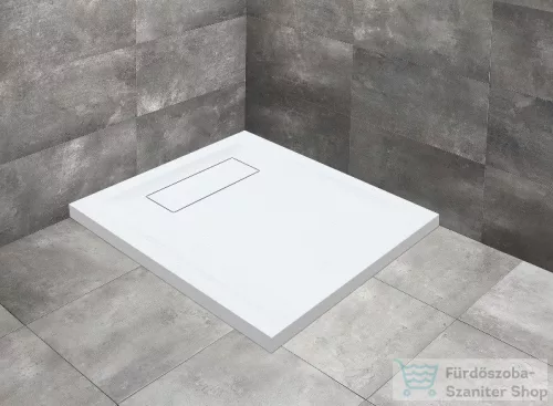Radaway Doris C 80x80 műmárvány zuhanytálca, fehér DC8080-53