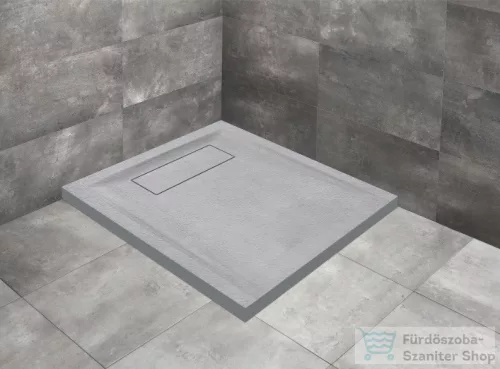 Radaway Doris C 90x90 műmárvány zuhanytálca, betonszürke DC9090-52