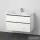 Duravit D-NEO 100x48 cm-es, 2 fiókos alsószekrény-1 csaplyukas mosdó kombináció, csaptelep nélkül, fényes fehér DE012202222