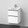 Duravit D-NEO 50x40 cm-es, 2 fiókos alsószekrény-1 csaplyukas mosdó kombináció, csaptelep nélkül, matt fehér DE0146018180000