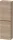 Duravit D-NEO 132x40x24 cm-es 1 ajtós félmagas szekrény csiszolt bronz színű fogantyúval, balos, márványos tölgy DE1318L04550000