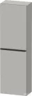 Duravit D-NEO félmagas szekrény, 40x132x24 cm balos ajtóval, Concrete Grey Matt Decor DE1318L0707