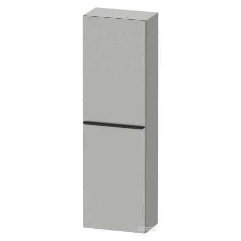 Duravit D-NEO félmagas szekrény, 40x132x24 cm balos ajtóval, Concrete Grey Matt Decor DE1318L0707