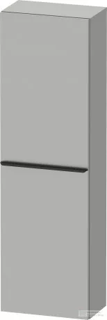 Duravit D-NEO félmagas szekrény, 40x132x24 cm balos ajtóval, Concrete Grey Matt Decor DE1318L0707