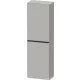 Duravit D-NEO félmagas szekrény, 40x132x24 cm balos ajtóval, Concrete Grey Matt Decor DE1318L0707