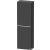 Duravit D-NEO 132x40x24 cm-es 1 ajtós félmagas szekrény króm fogantyúval, balos, matt grafit DE1318L10490000