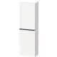 Duravit D-NEO félmagas szekrény, 40x132x24 cm balos ajtóval, White Matt Decor DE1318L1818
