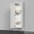 Duravit D-NEO félmagas szekrény, 40x132x24 cm balos ajtóval, White Matt Decor DE1318L1818