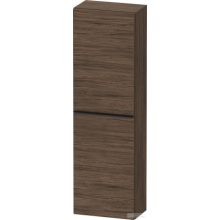   Duravit D-NEO félmagas szekrény, 40x132x24 cm balos ajtóval, Walnut Dark Decor DE1318L2121