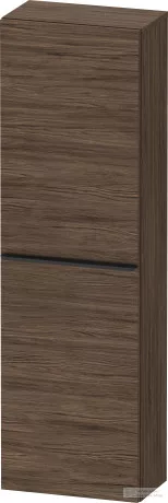 Duravit D-NEO félmagas szekrény, 40x132x24 cm balos ajtóval, Walnut Dark Decor DE1318L2121