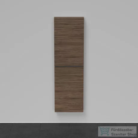 Duravit D-NEO félmagas szekrény, 40x132x24 cm balos ajtóval, Walnut Dark Decor DE1318L2121