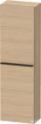 Duravit D-NEO félmagas szekrény, 40x132x24 cm balos ajtóval, Natural Oak DE1318L3030
