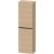 Duravit D-NEO félmagas szekrény, 40x132x24 cm balos ajtóval, Natural Oak DE1318L3030
